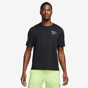 Nike Dri-FIT Miler NYC Running Shirt Black Men’s Athletic Top NWOT